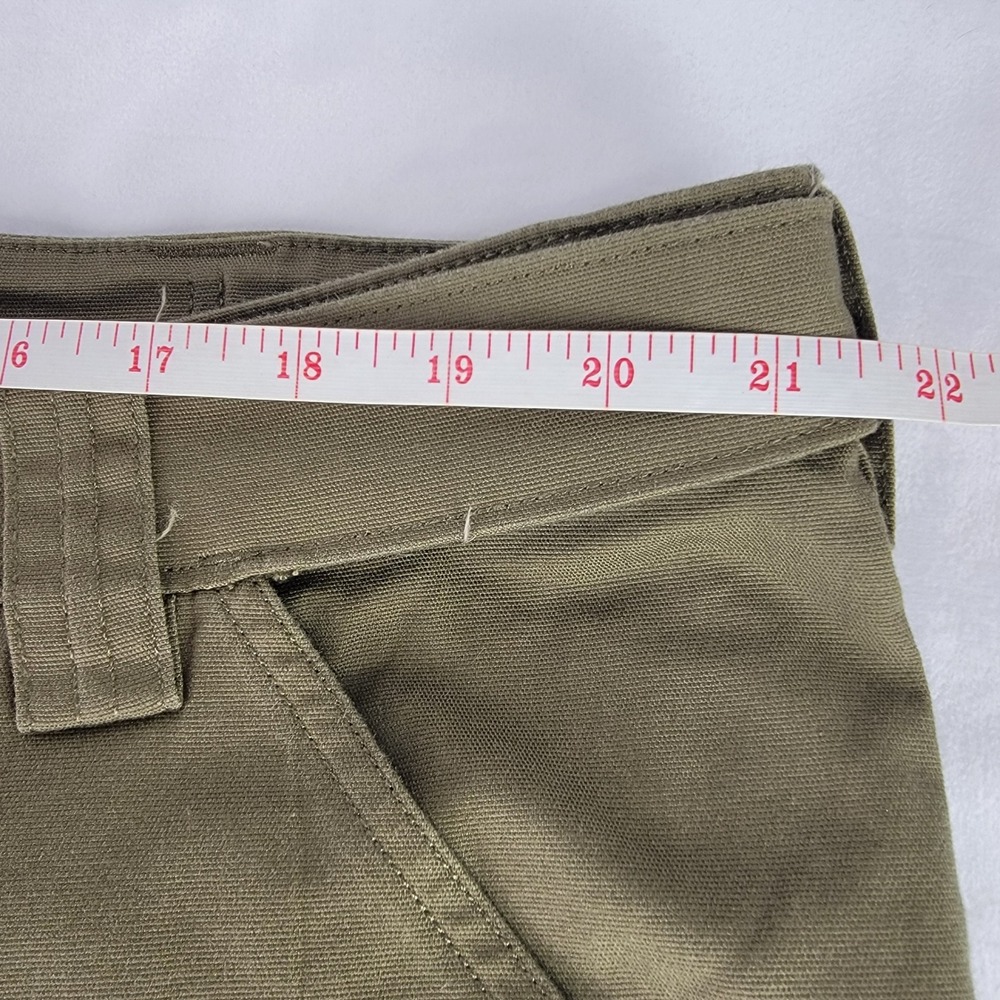 Duluth Trading Co Coolmax Flex Firehose Carpenter Pants Mens 42x32 Olive Green - Picture 4 of 9